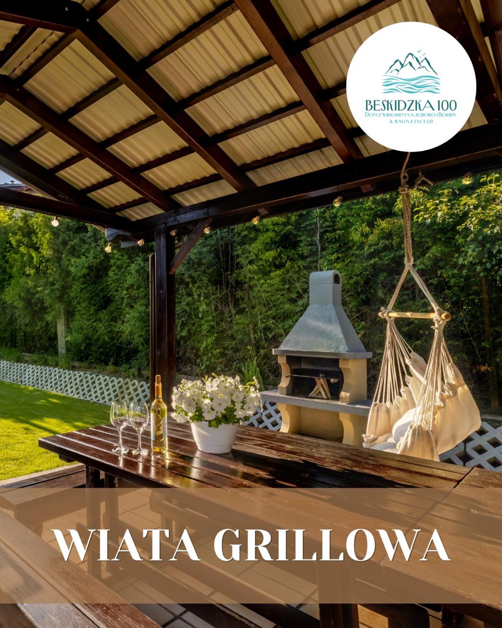 Villa Beskidzka 100 - Sauna & Balia Z Jacuzzi Widok Na Gory I Jezioro Zywieckie Zarzecze  Dış mekan fotoğraf