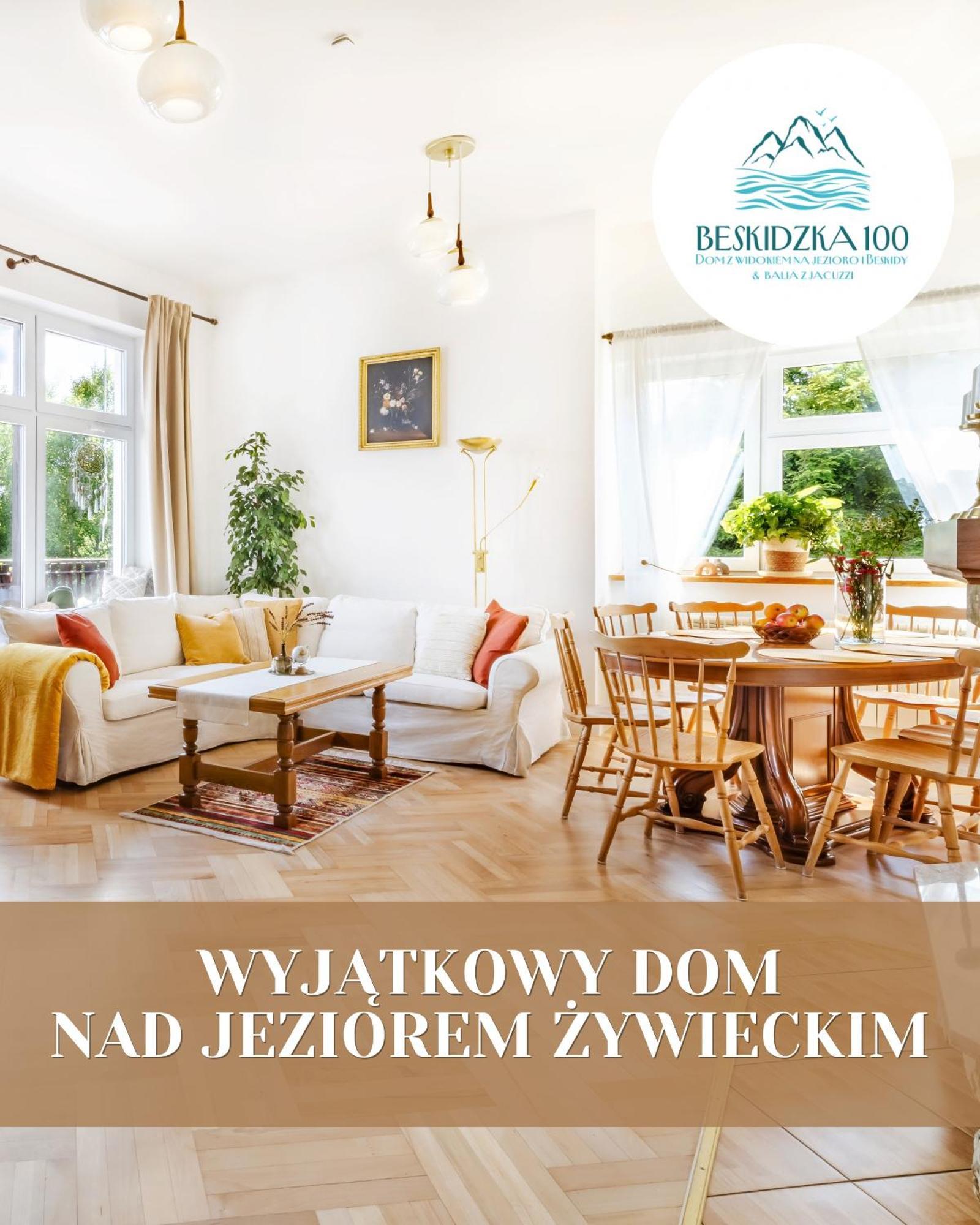 Villa Beskidzka 100 - Sauna & Balia Z Jacuzzi Widok Na Gory I Jezioro Zywieckie Zarzecze  Dış mekan fotoğraf